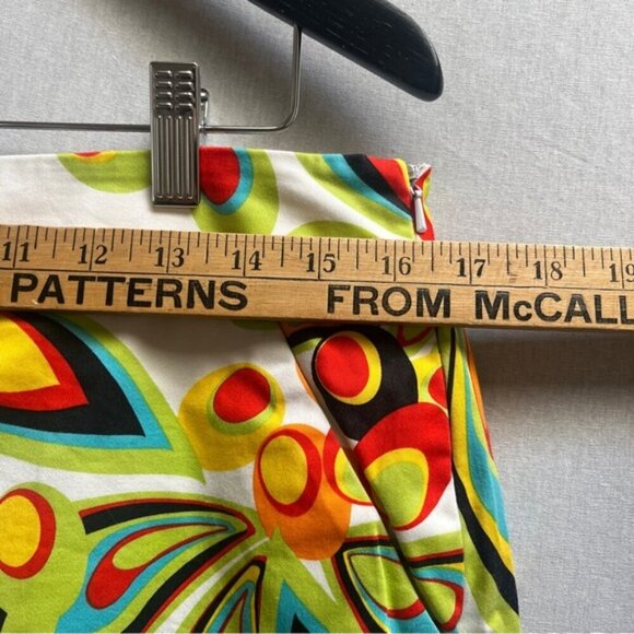 Loudmouth Golf Skort Shagadelic Black Size 6 Classic Cotton Skirt - Picture 7 of 8